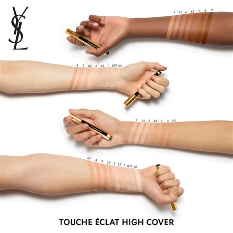 ysl touch eclat high cover|touche eclat concealer boots.